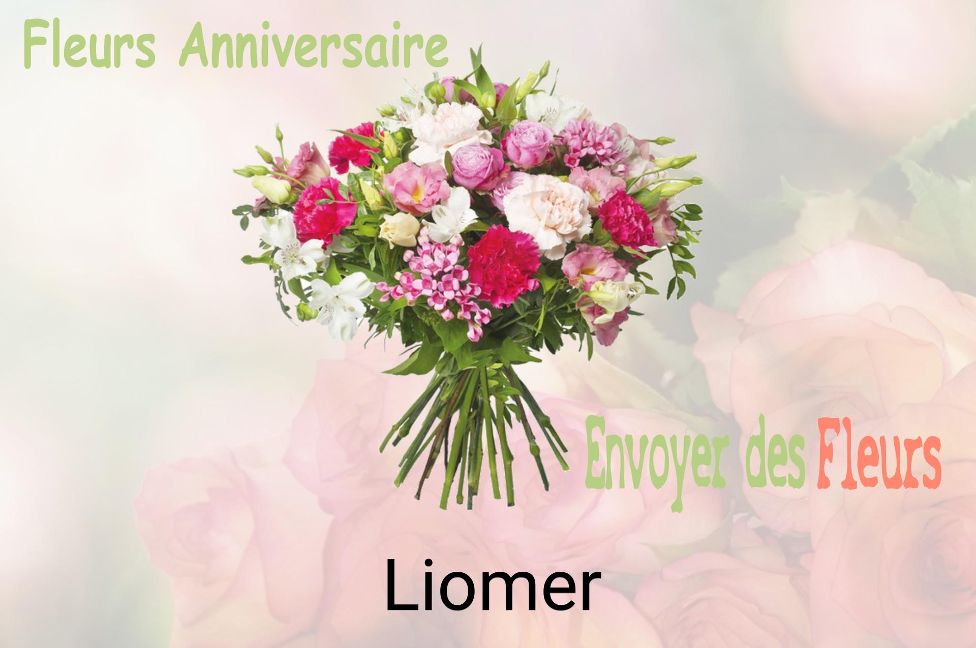 Bouquet de fleurs d’anniversaire livré à Liomer